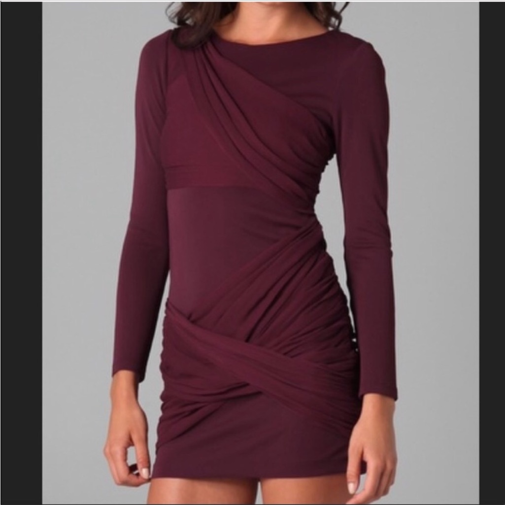 Alice & Olivia Long Sleeve Goddess Dress